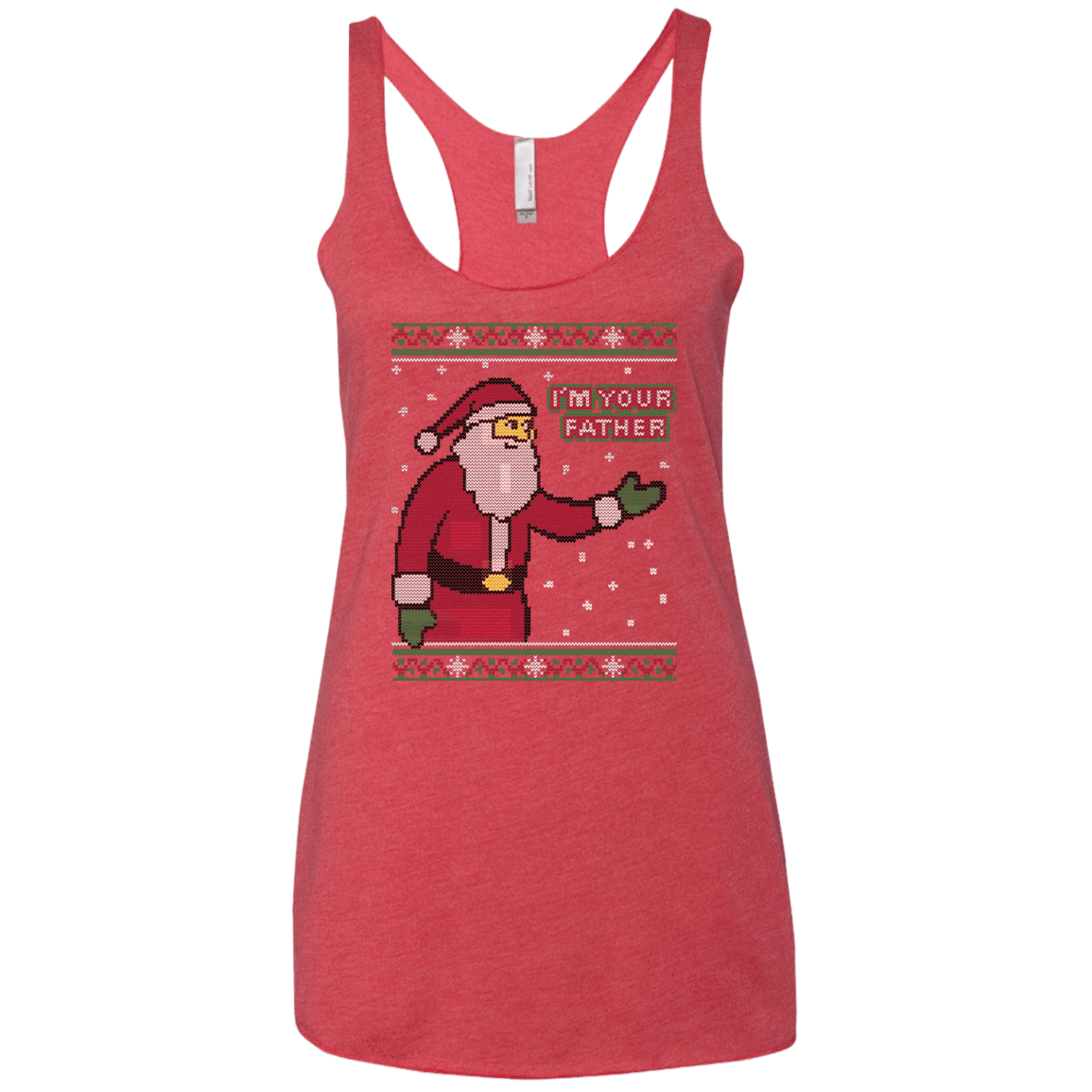 T-Shirts Vintage Red / X-Small Spoiler Christmas Sweater Women's Triblend Racerback Tank