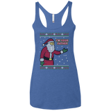 T-Shirts Vintage Royal / X-Small Spoiler Christmas Sweater Women's Triblend Racerback Tank