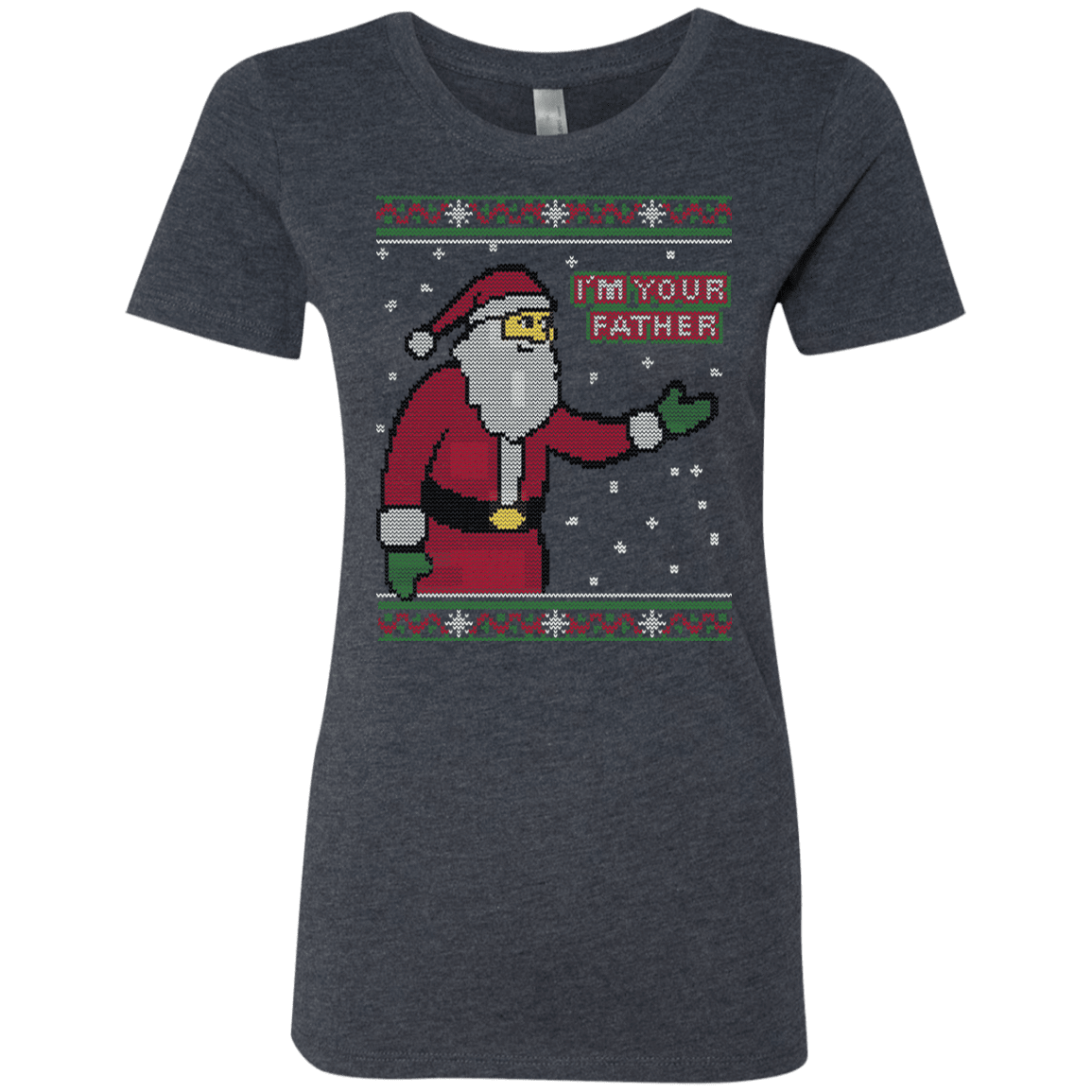 T-Shirts Vintage Navy / Small Spoiler Christmas Sweater Women's Triblend T-Shirt