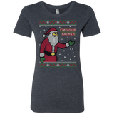 T-Shirts Vintage Navy / Small Spoiler Christmas Sweater Women's Triblend T-Shirt