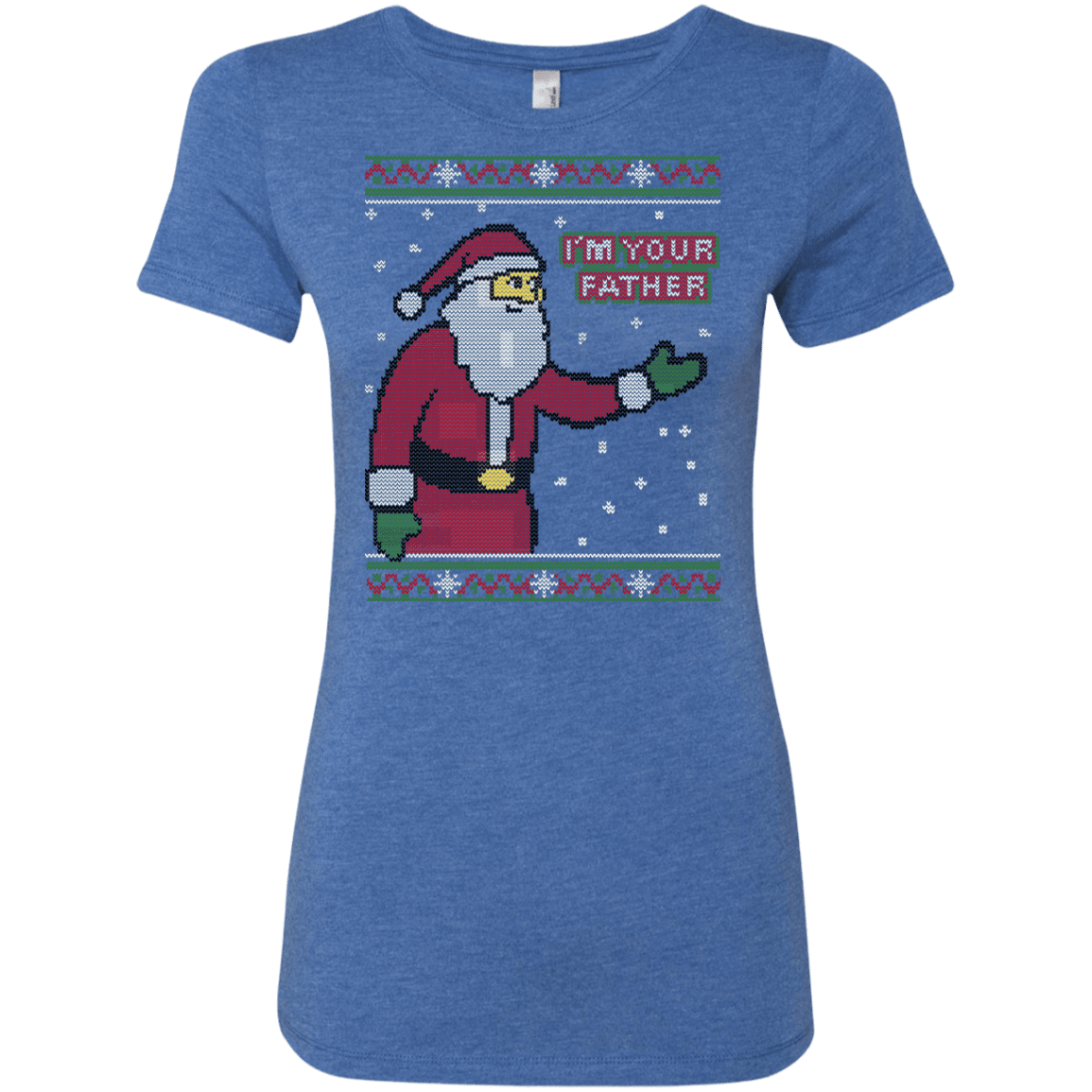 T-Shirts Vintage Royal / Small Spoiler Christmas Sweater Women's Triblend T-Shirt