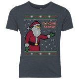 T-Shirts Vintage Navy / YXS Spoiler Christmas Sweater Youth Triblend T-Shirt
