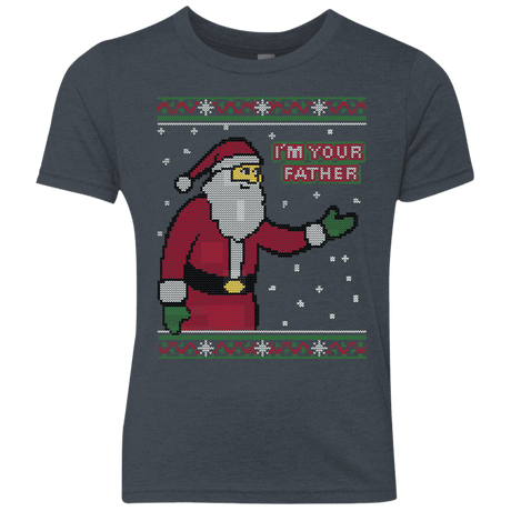 T-Shirts Vintage Navy / YXS Spoiler Christmas Sweater Youth Triblend T-Shirt