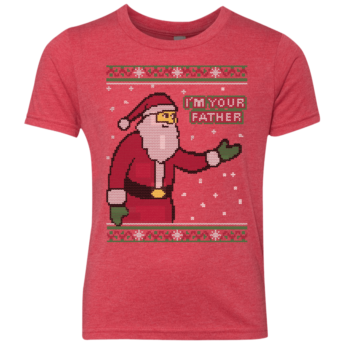 T-Shirts Vintage Red / YXS Spoiler Christmas Sweater Youth Triblend T-Shirt