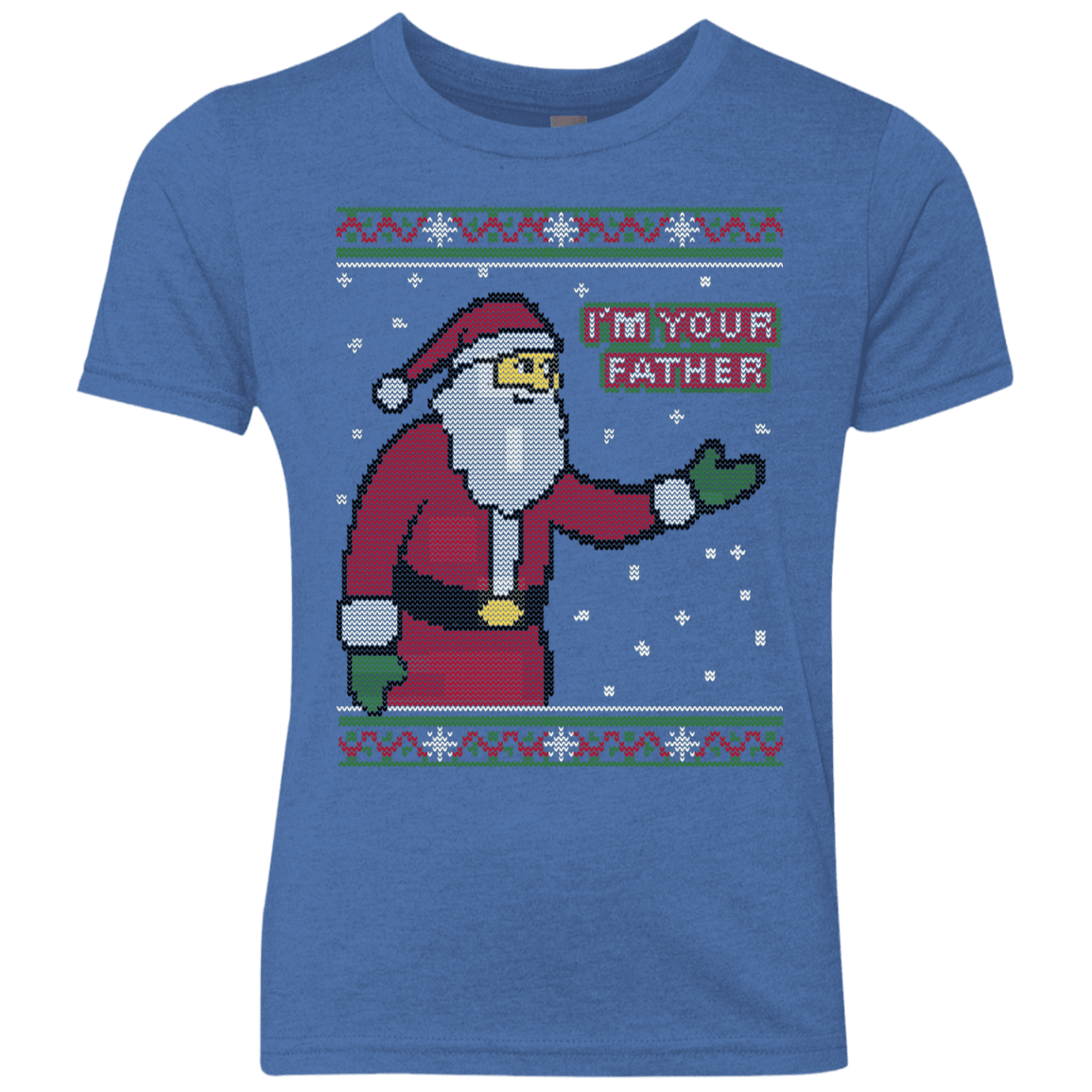 T-Shirts Vintage Royal / YXS Spoiler Christmas Sweater Youth Triblend T-Shirt