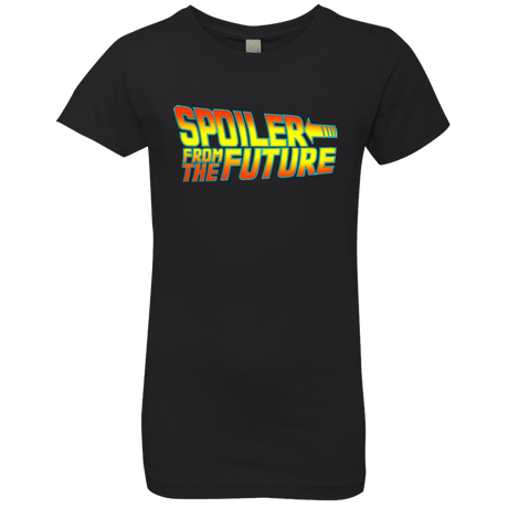 T-Shirts Black / YXS Spoiler from the future Girls Premium T-Shirt