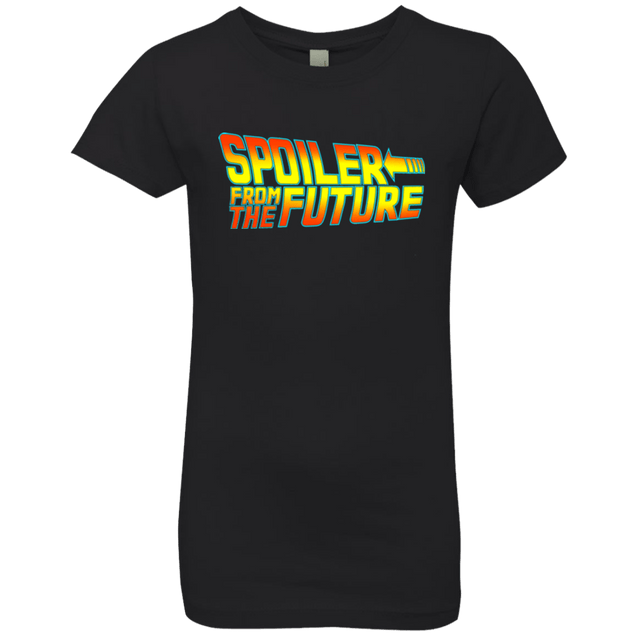 T-Shirts Black / YXS Spoiler from the future Girls Premium T-Shirt