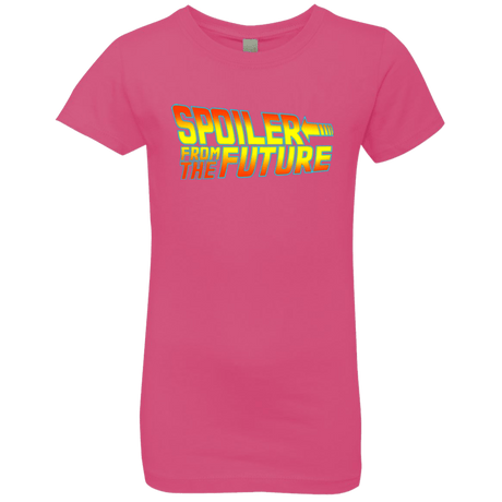 T-Shirts Hot Pink / YXS Spoiler from the future Girls Premium T-Shirt