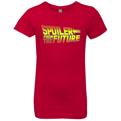 T-Shirts Red / YXS Spoiler from the future Girls Premium T-Shirt