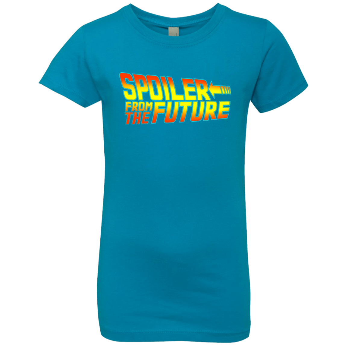 T-Shirts Turquoise / YXS Spoiler from the future Girls Premium T-Shirt