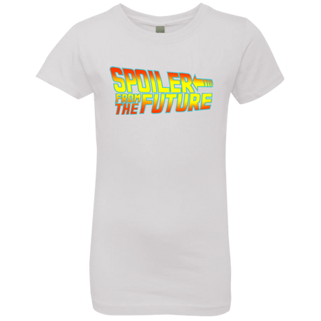 T-Shirts White / YXS Spoiler from the future Girls Premium T-Shirt