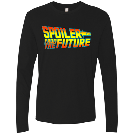 T-Shirts Black / Small Spoiler from the future Men's Premium Long Sleeve