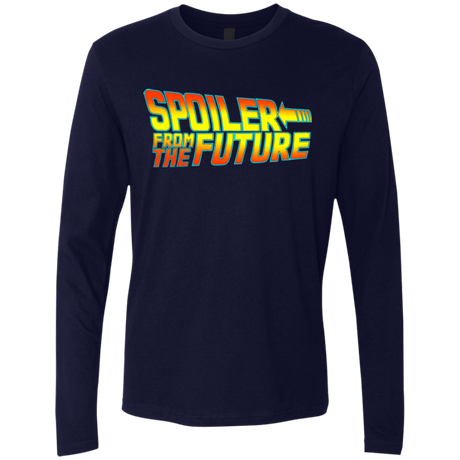 T-Shirts Midnight Navy / Small Spoiler from the future Men's Premium Long Sleeve