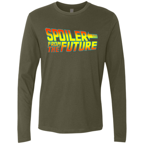 T-Shirts Military Green / Small Spoiler from the future Men's Premium Long Sleeve