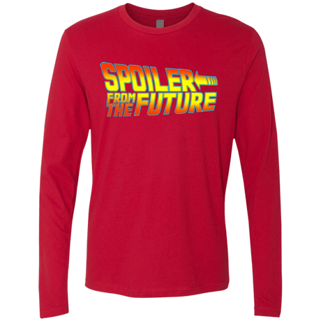 T-Shirts Red / Small Spoiler from the future Men's Premium Long Sleeve