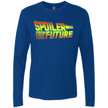 T-Shirts Royal / Small Spoiler from the future Men's Premium Long Sleeve