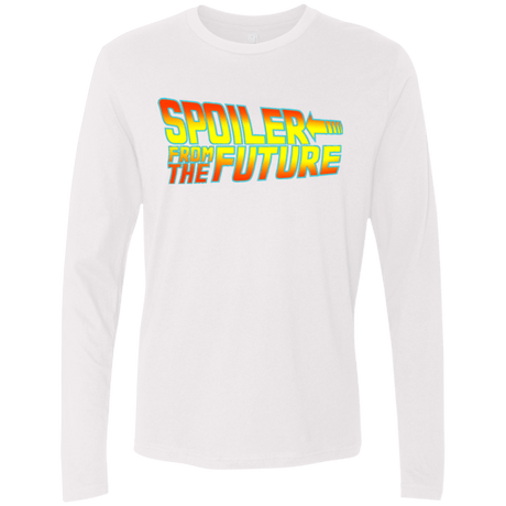T-Shirts White / Small Spoiler from the future Men's Premium Long Sleeve