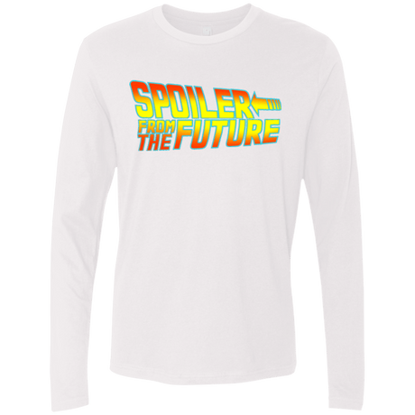 T-Shirts White / Small Spoiler from the future Men's Premium Long Sleeve