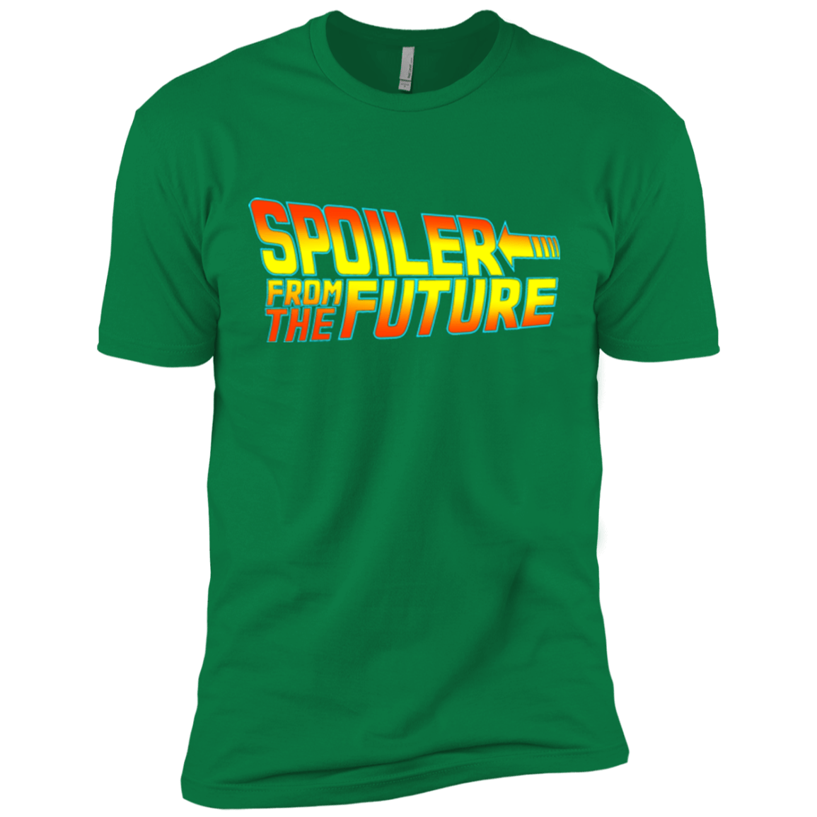 T-Shirts Kelly Green / X-Small Spoiler from the future Men's Premium T-Shirt