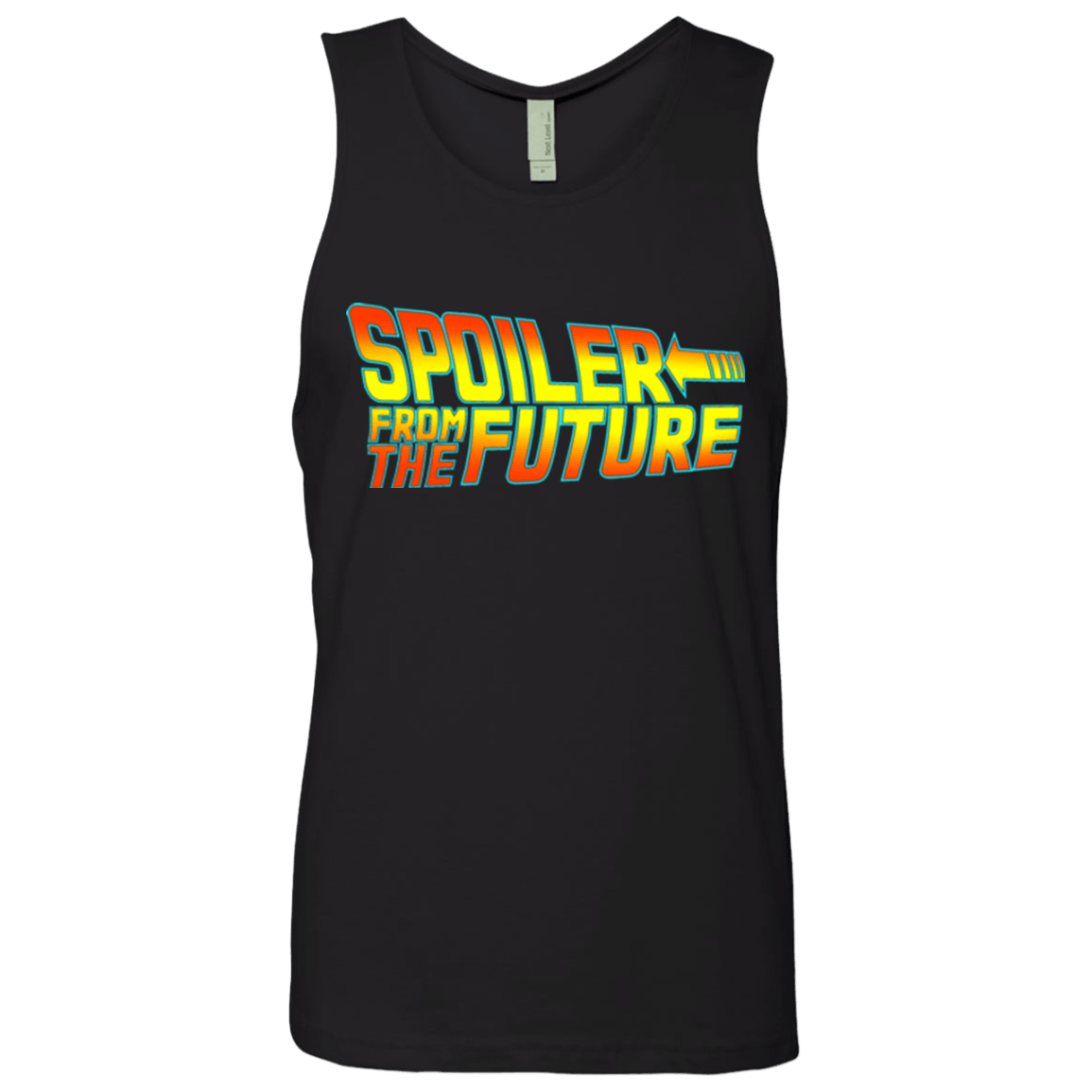 T-Shirts Black / Small Spoiler from the future Men's Premium Tank Top