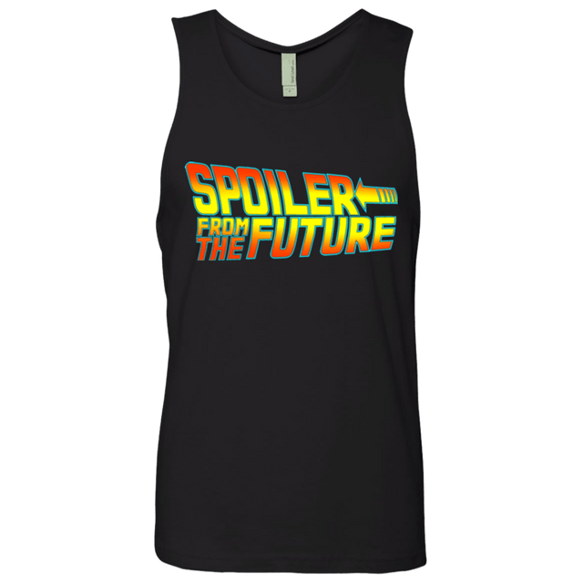T-Shirts Black / Small Spoiler from the future Men's Premium Tank Top