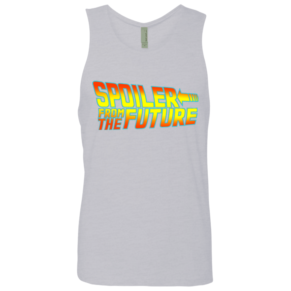 T-Shirts Heather Grey / Small Spoiler from the future Men's Premium Tank Top