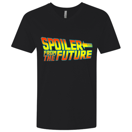 T-Shirts Black / X-Small Spoiler from the future Men's Premium V-Neck