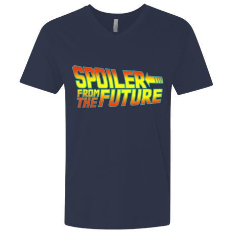 T-Shirts Midnight Navy / X-Small Spoiler from the future Men's Premium V-Neck