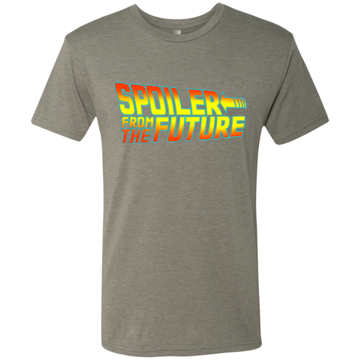 T-Shirts Venetian Grey / Small Spoiler from the future Men's Triblend T-Shirt