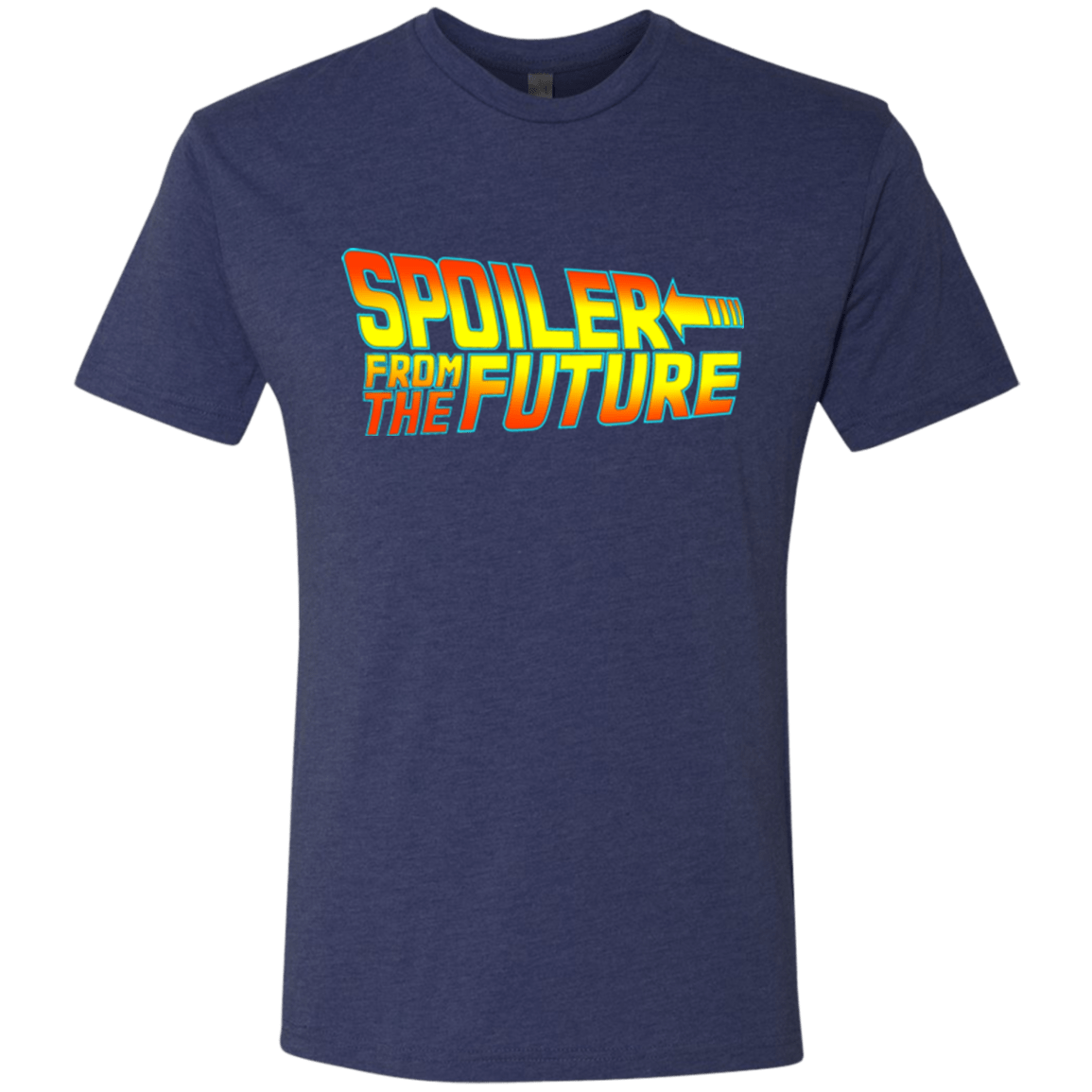 T-Shirts Vintage Navy / Small Spoiler from the future Men's Triblend T-Shirt