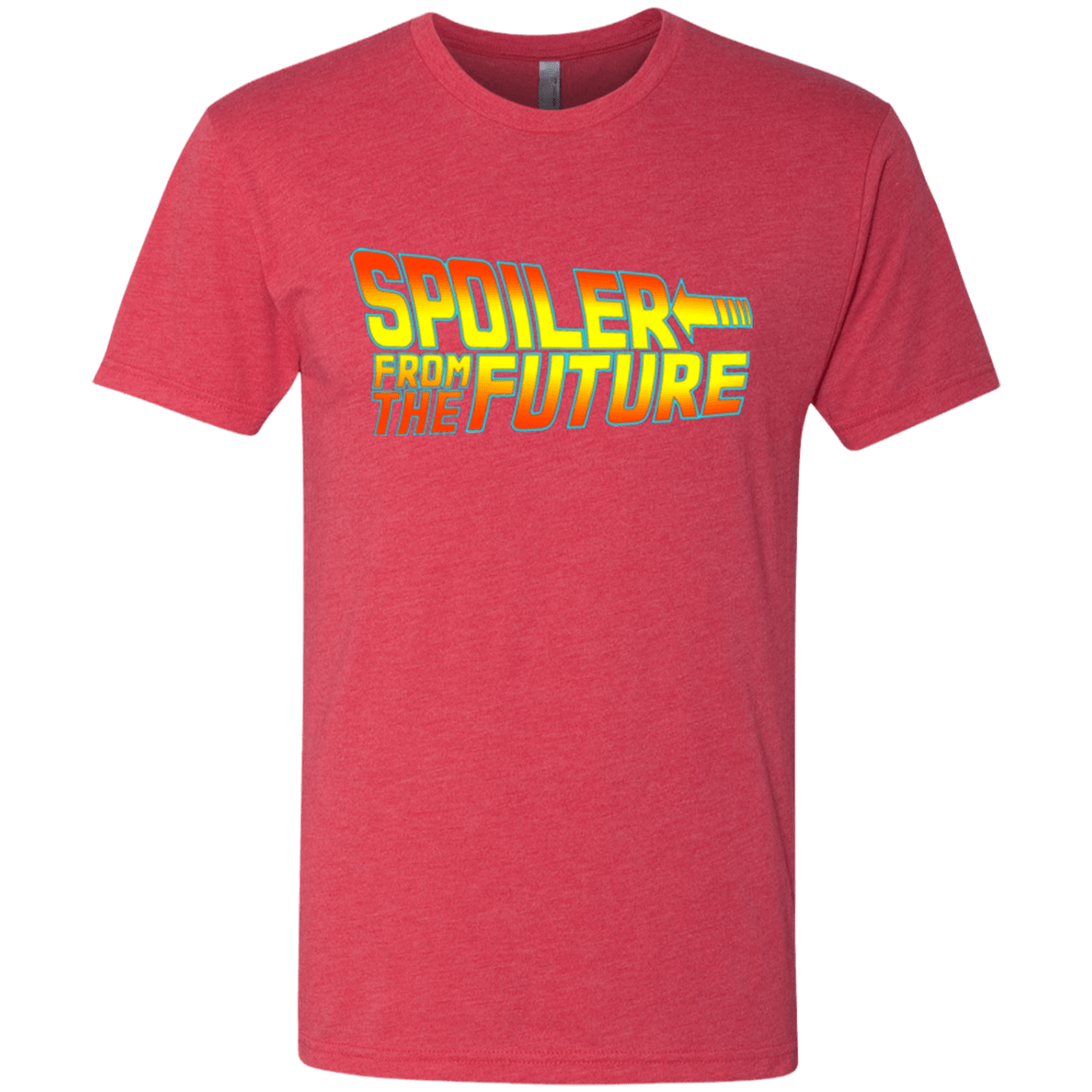 T-Shirts Vintage Red / Small Spoiler from the future Men's Triblend T-Shirt