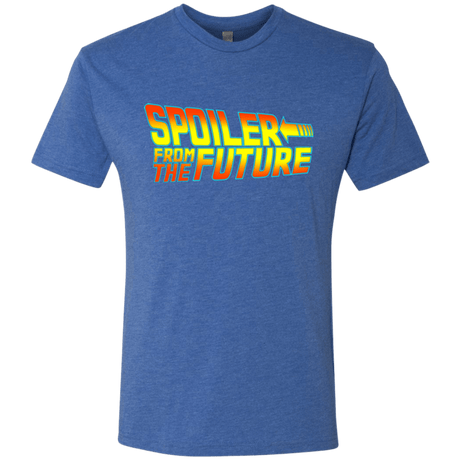 T-Shirts Vintage Royal / Small Spoiler from the future Men's Triblend T-Shirt