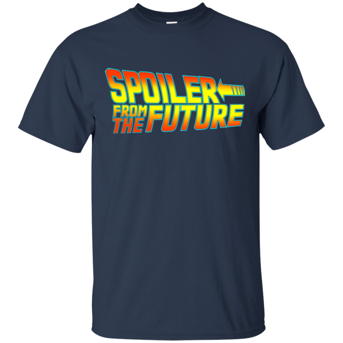 T-Shirts Navy / Small Spoiler from the future T-Shirt
