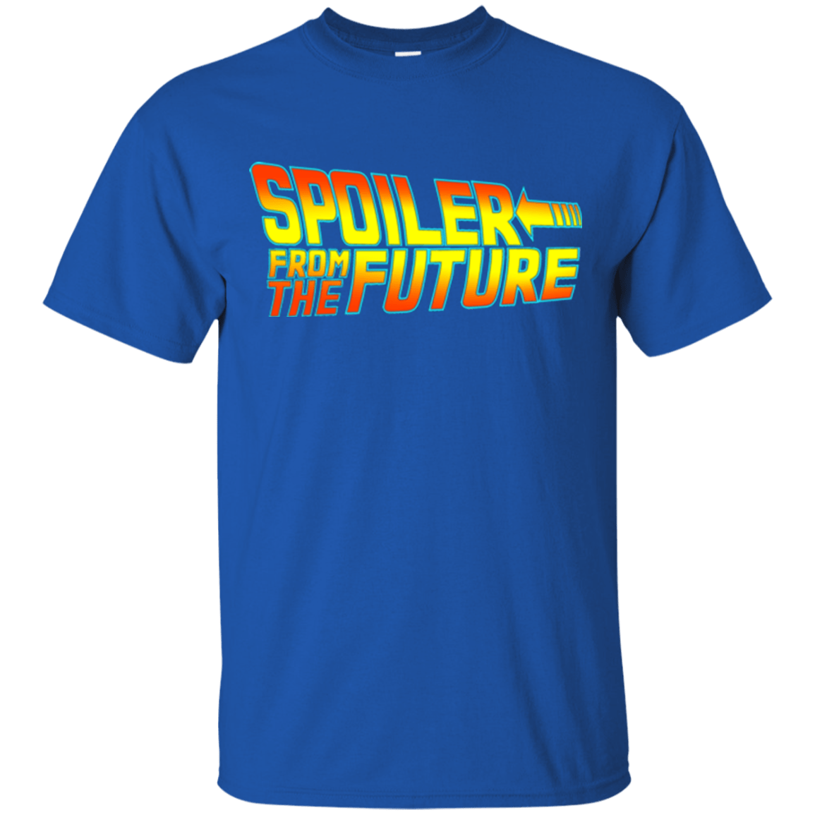 T-Shirts Royal / Small Spoiler from the future T-Shirt