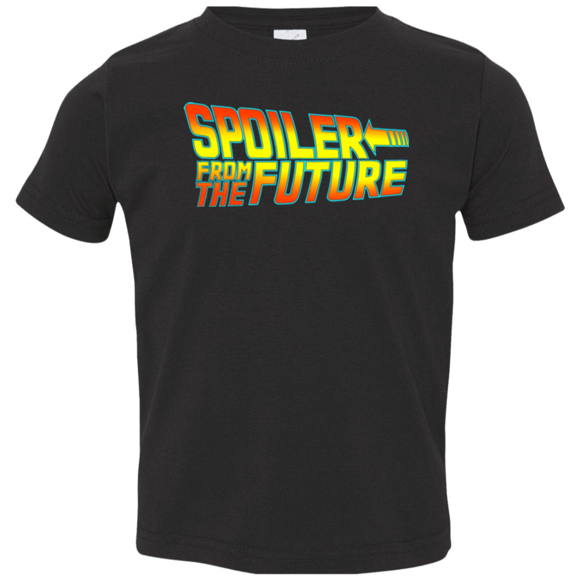 T-Shirts Black / 2T Spoiler from the future Toddler Premium T-Shirt