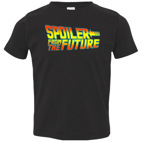 T-Shirts Black / 2T Spoiler from the future Toddler Premium T-Shirt