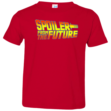 T-Shirts Red / 2T Spoiler from the future Toddler Premium T-Shirt