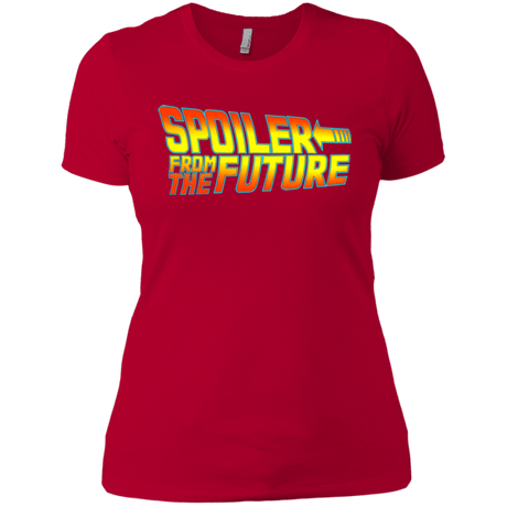 T-Shirts Red / X-Small Spoiler from the future Women's Premium T-Shirt