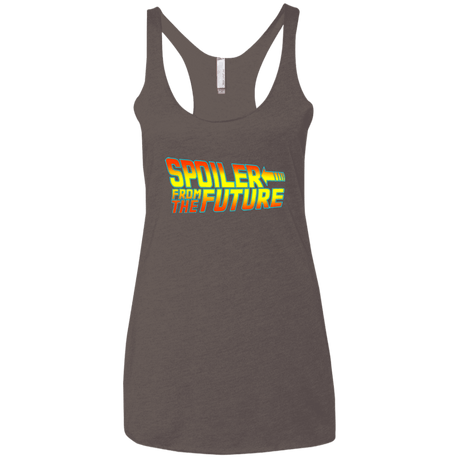 T-Shirts Macchiato / X-Small Spoiler from the future Women's Triblend Racerback Tank