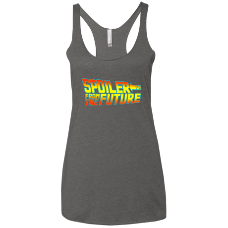 T-Shirts Premium Heather / X-Small Spoiler from the future Women's Triblend Racerback Tank