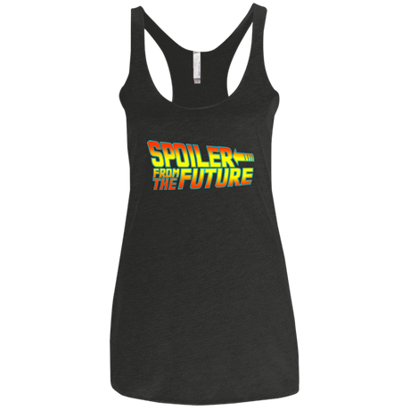 T-Shirts Vintage Black / X-Small Spoiler from the future Women's Triblend Racerback Tank