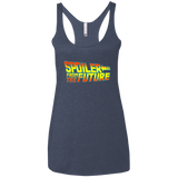 T-Shirts Vintage Navy / X-Small Spoiler from the future Women's Triblend Racerback Tank