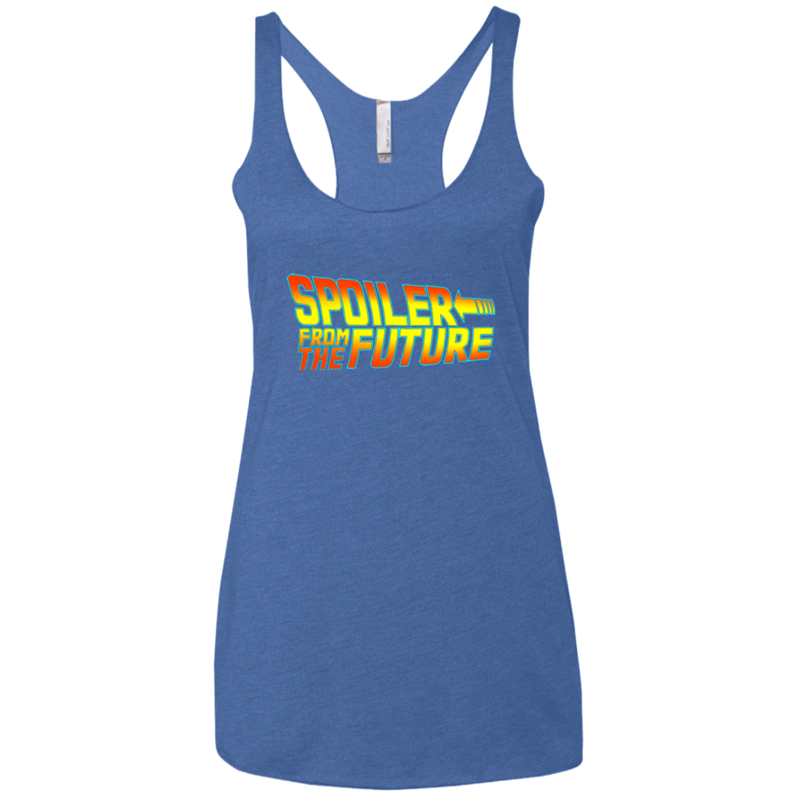 T-Shirts Vintage Royal / X-Small Spoiler from the future Women's Triblend Racerback Tank