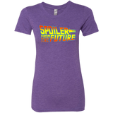 T-Shirts Purple Rush / Small Spoiler from the future Women's Triblend T-Shirt