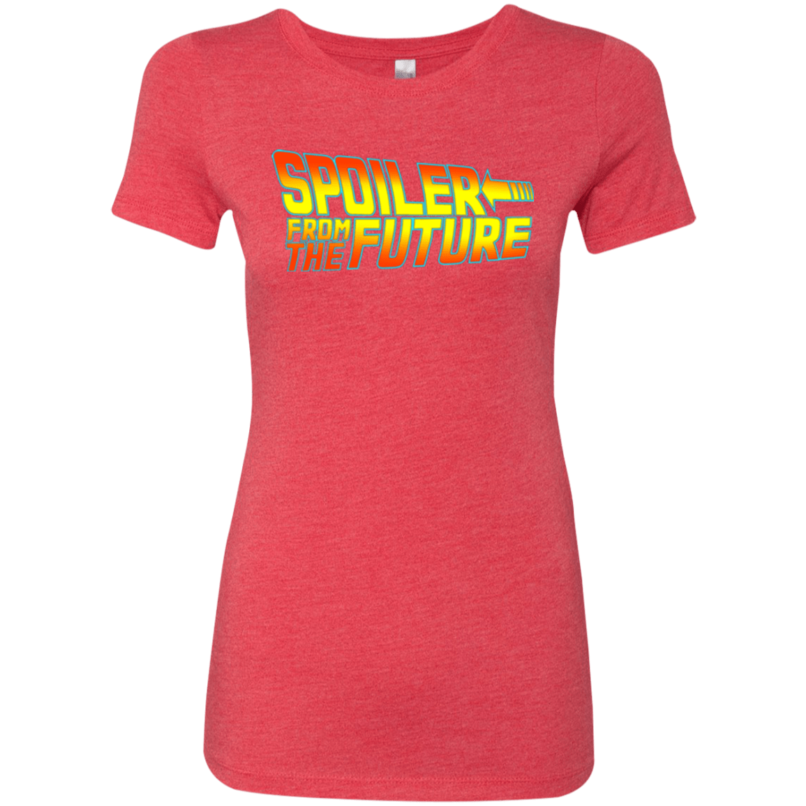 T-Shirts Vintage Red / Small Spoiler from the future Women's Triblend T-Shirt