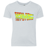 T-Shirts Heather White / YXS Spoiler from the future Youth Triblend T-Shirt