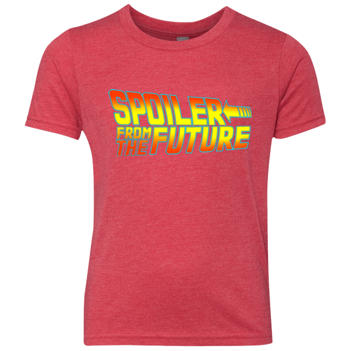 T-Shirts Vintage Red / YXS Spoiler from the future Youth Triblend T-Shirt