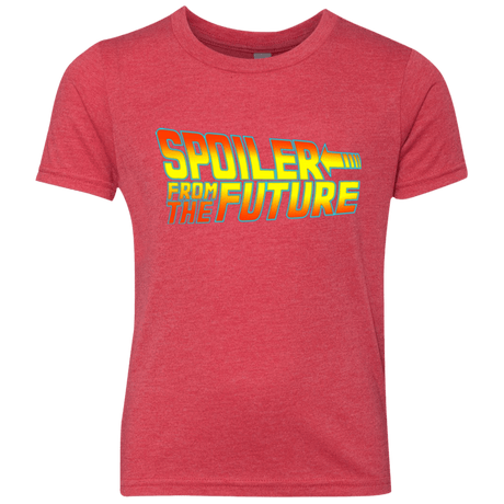 T-Shirts Vintage Red / YXS Spoiler from the future Youth Triblend T-Shirt