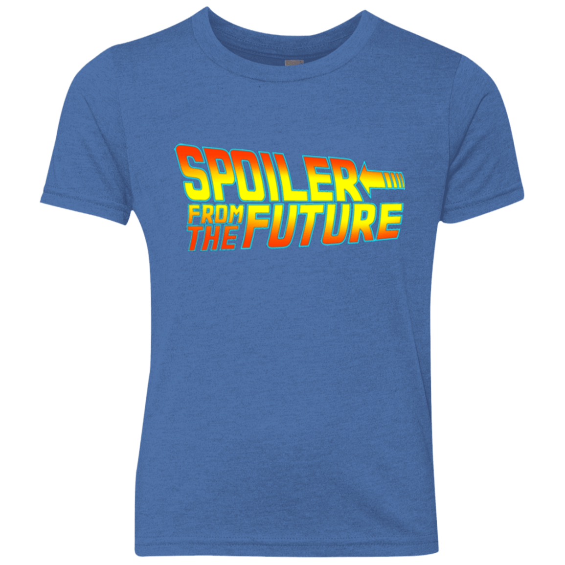 T-Shirts Vintage Royal / YXS Spoiler from the future Youth Triblend T-Shirt