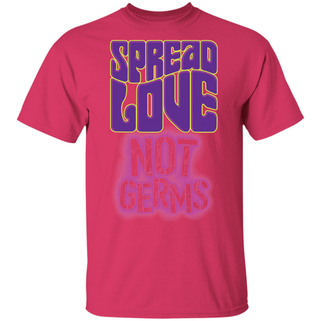 T-Shirts Heliconia / S Spread Love Not Germs T-Shirt